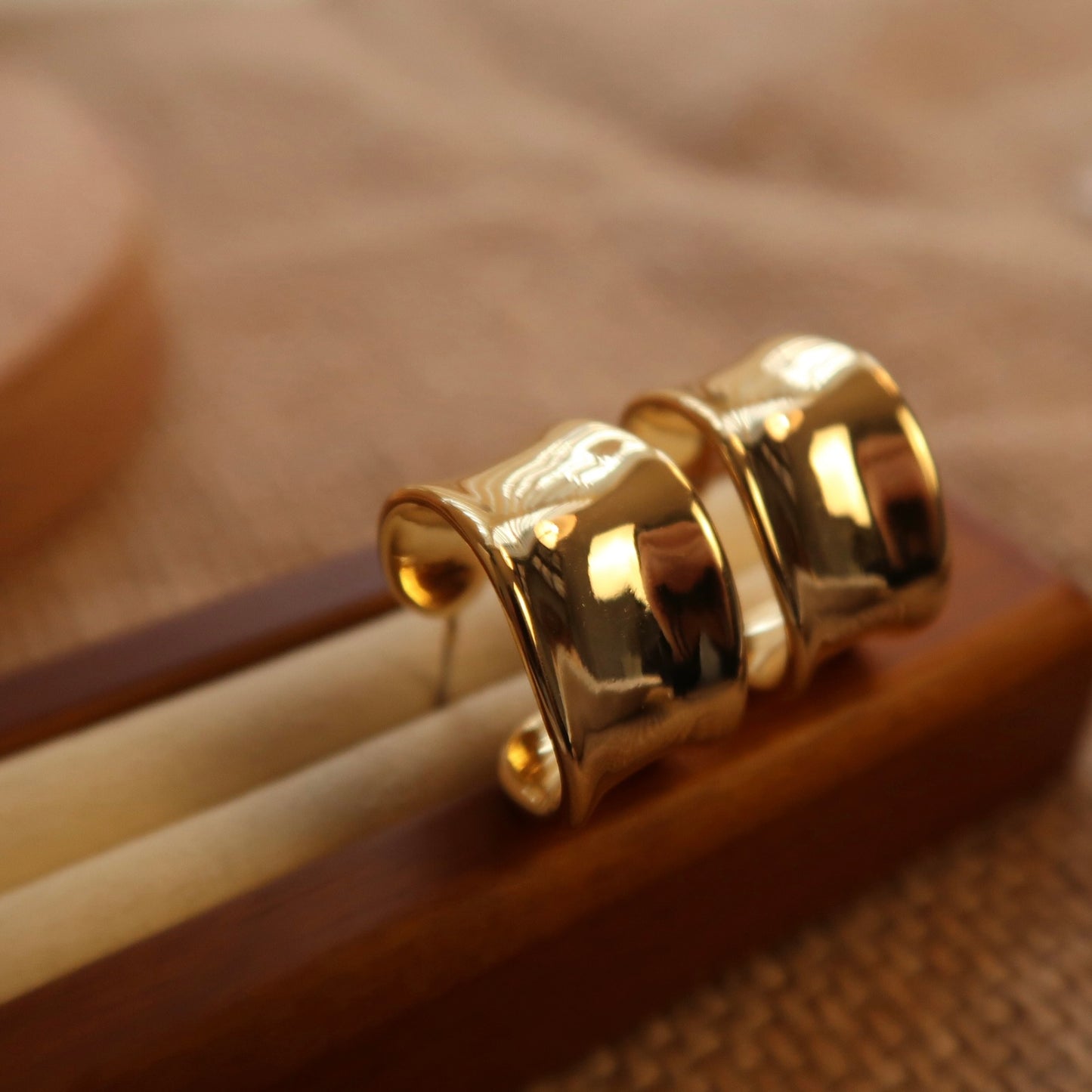 C-shape Arched Earrings