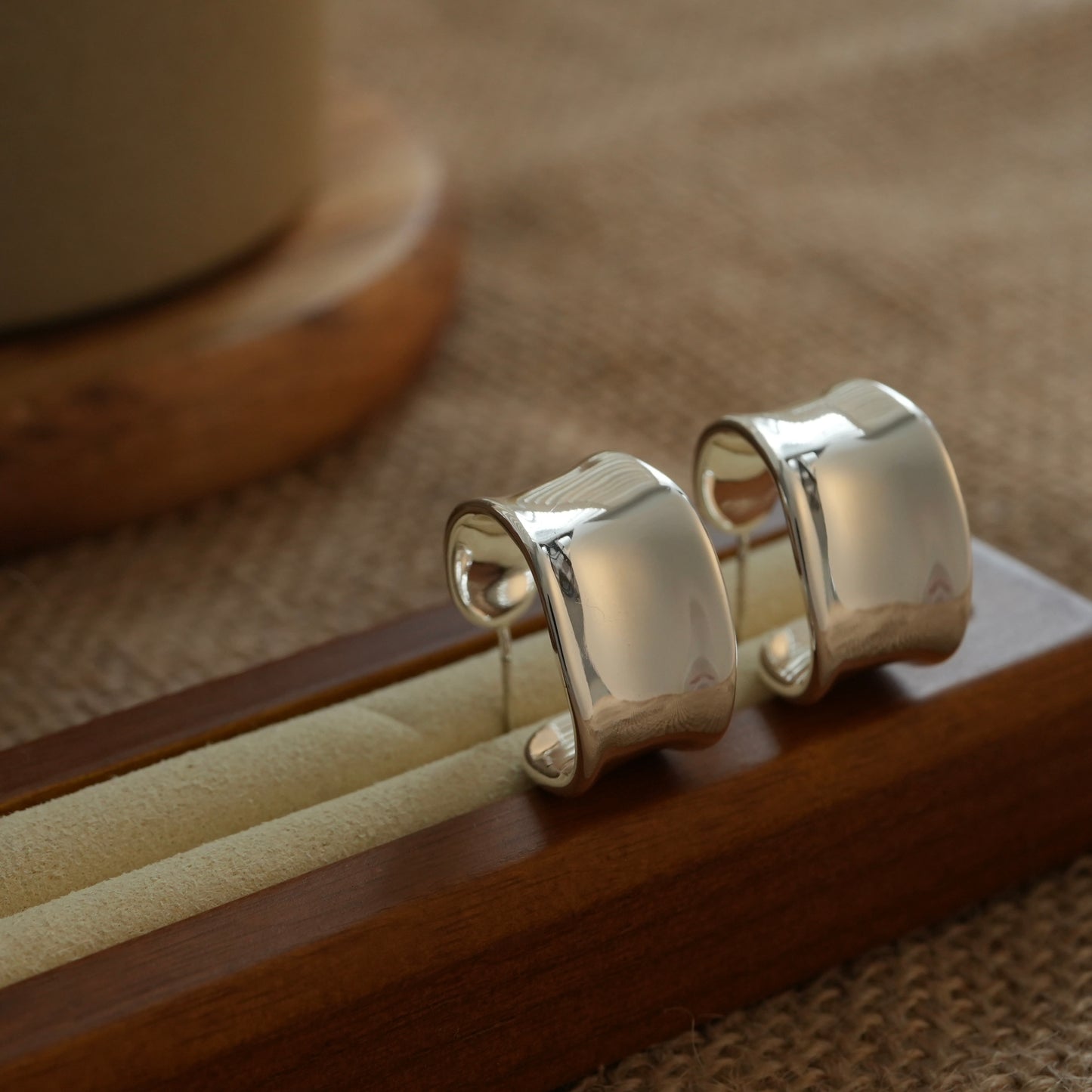 C-shape Arched Earrings