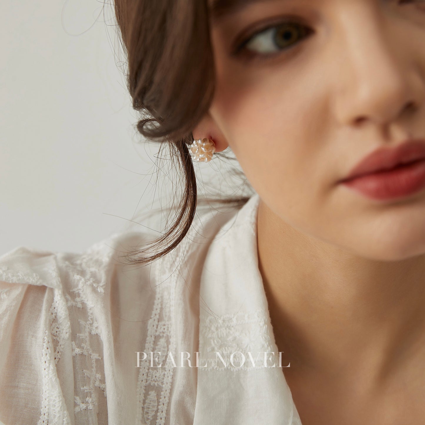 Natural Pearl Blossom Bouquet Earrings