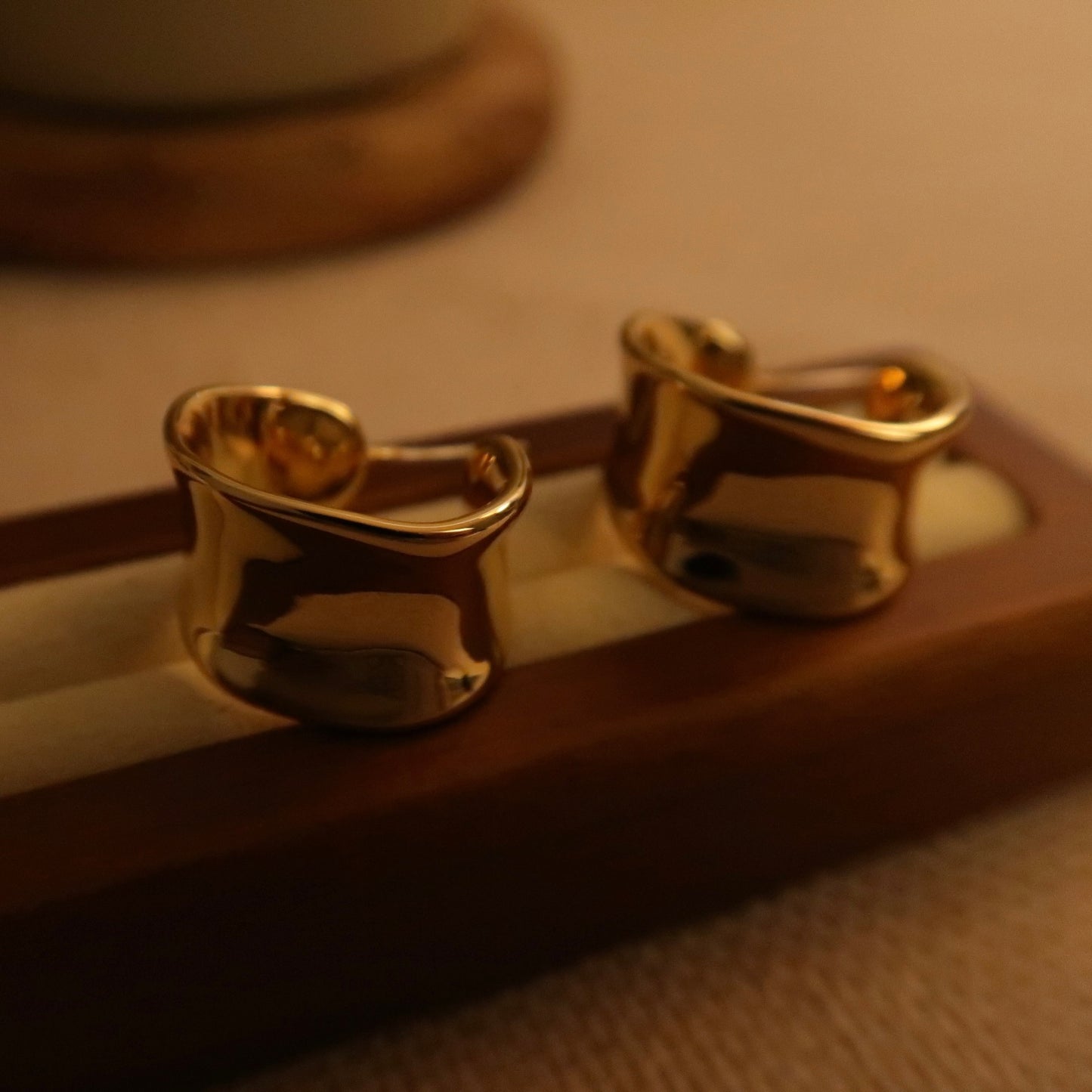 C-shape Arched Earrings