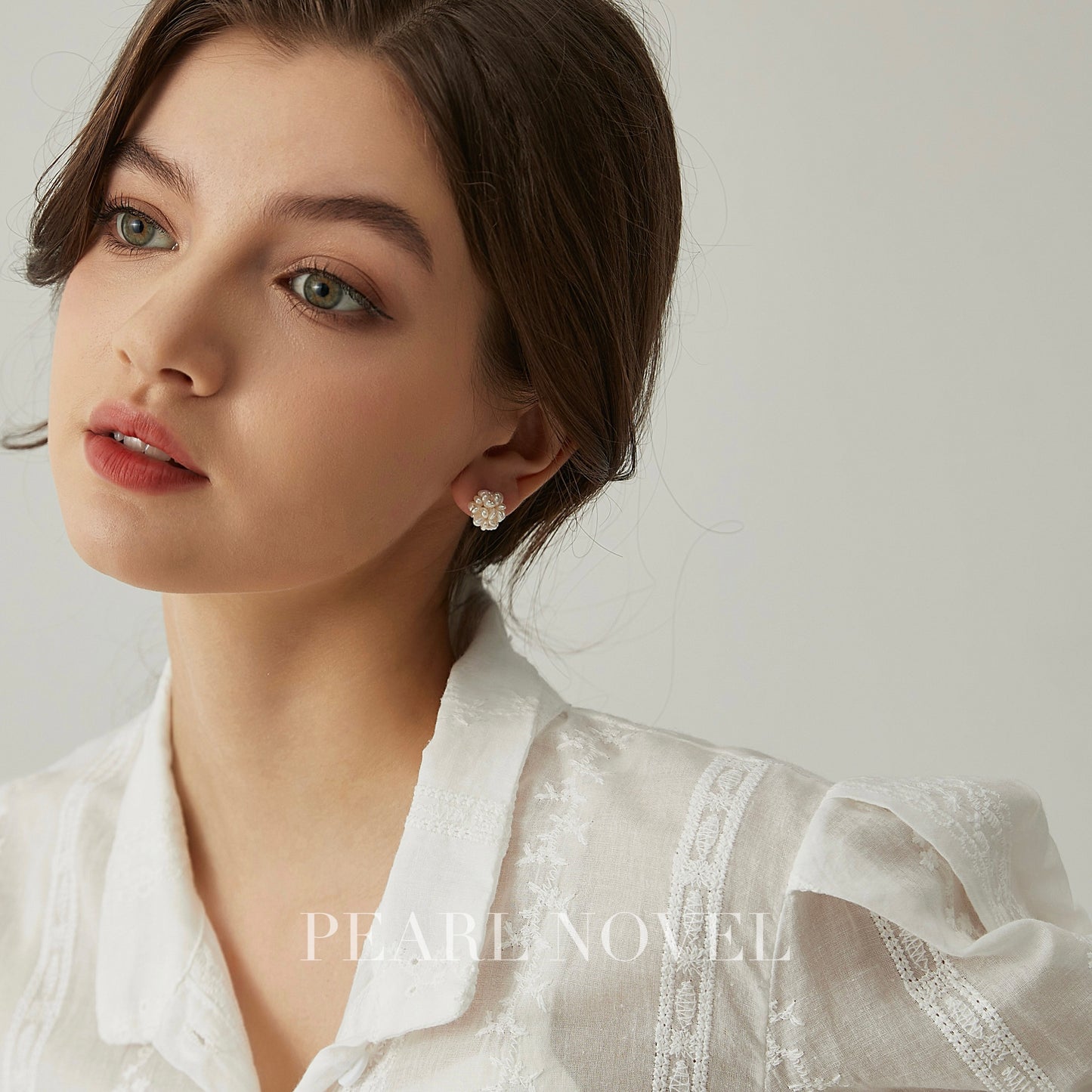 Natural Pearl Blossom Bouquet Earrings