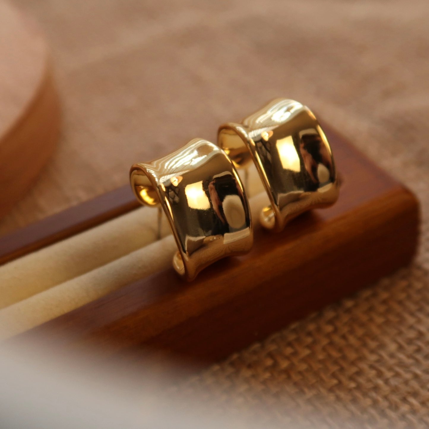 C-shape Arched Earrings