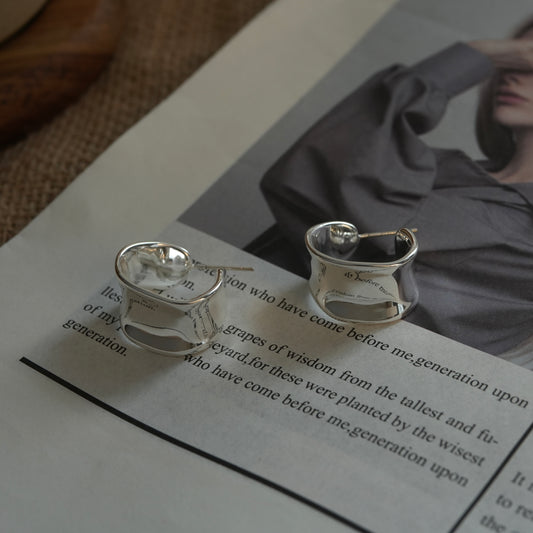 C-shape Arched Earrings