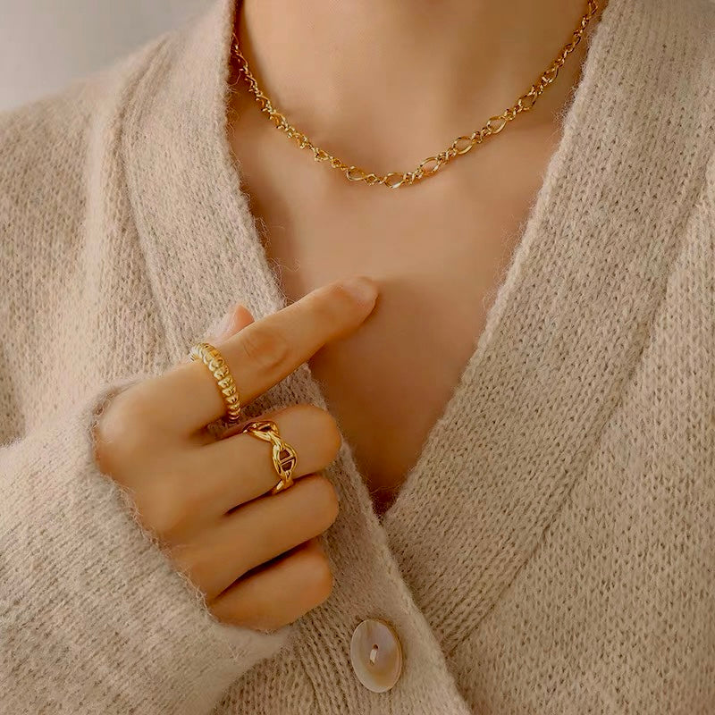 Golden Knot Necklace