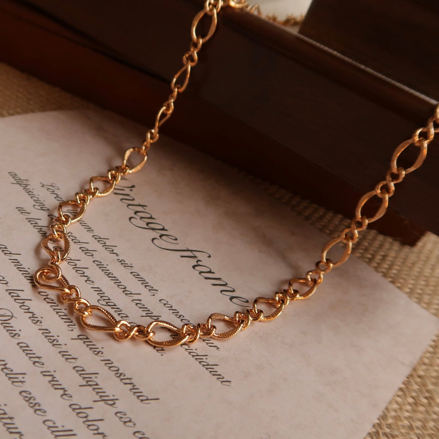 Golden Knot Necklace