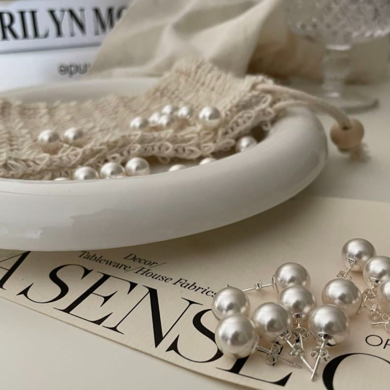 The Basics: Swarovski Crystal Pearl Earrings