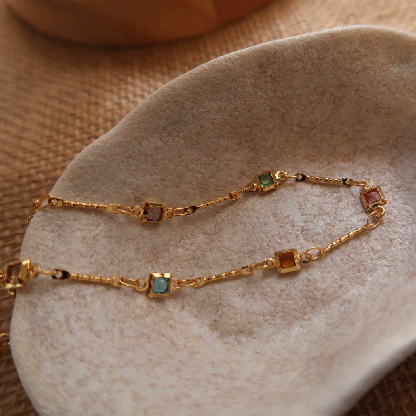 Rainbow Natural Stone Necklace/ Bracelet