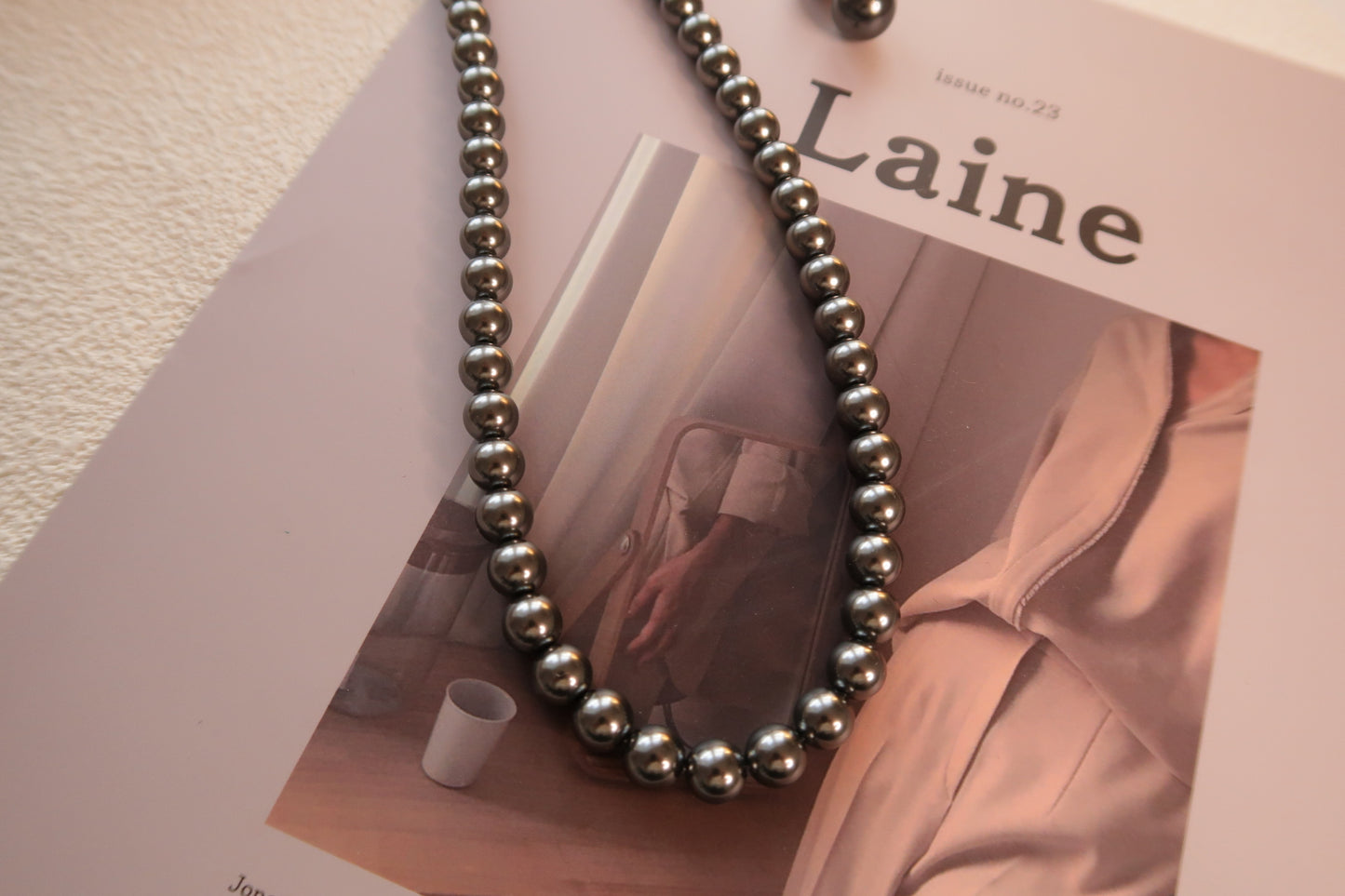 Black Moon Swarovski Pearl Necklace