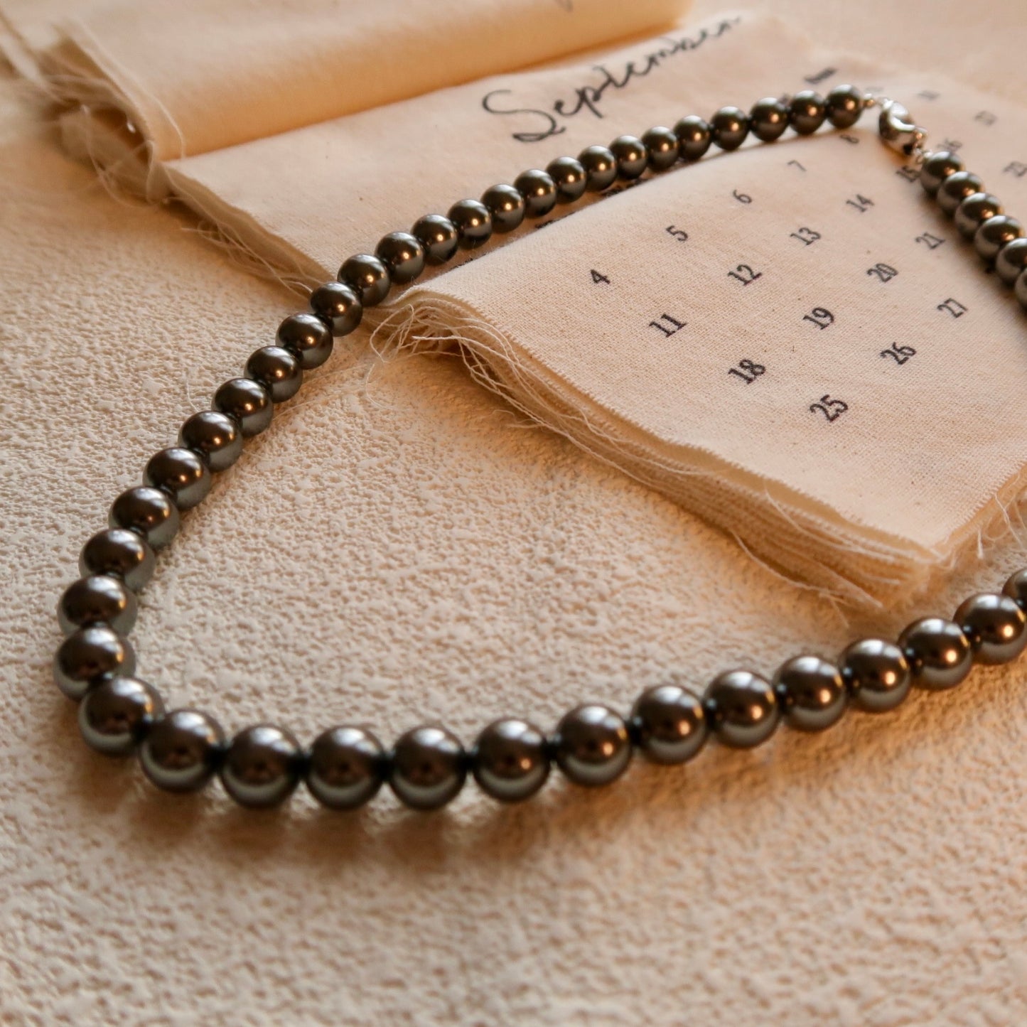 Black Moon Swarovski Pearl Necklace