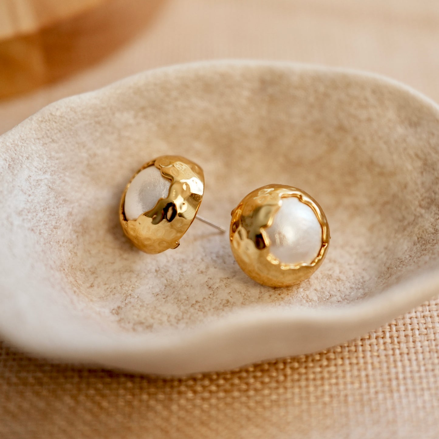 Gleaming Shell Earrings