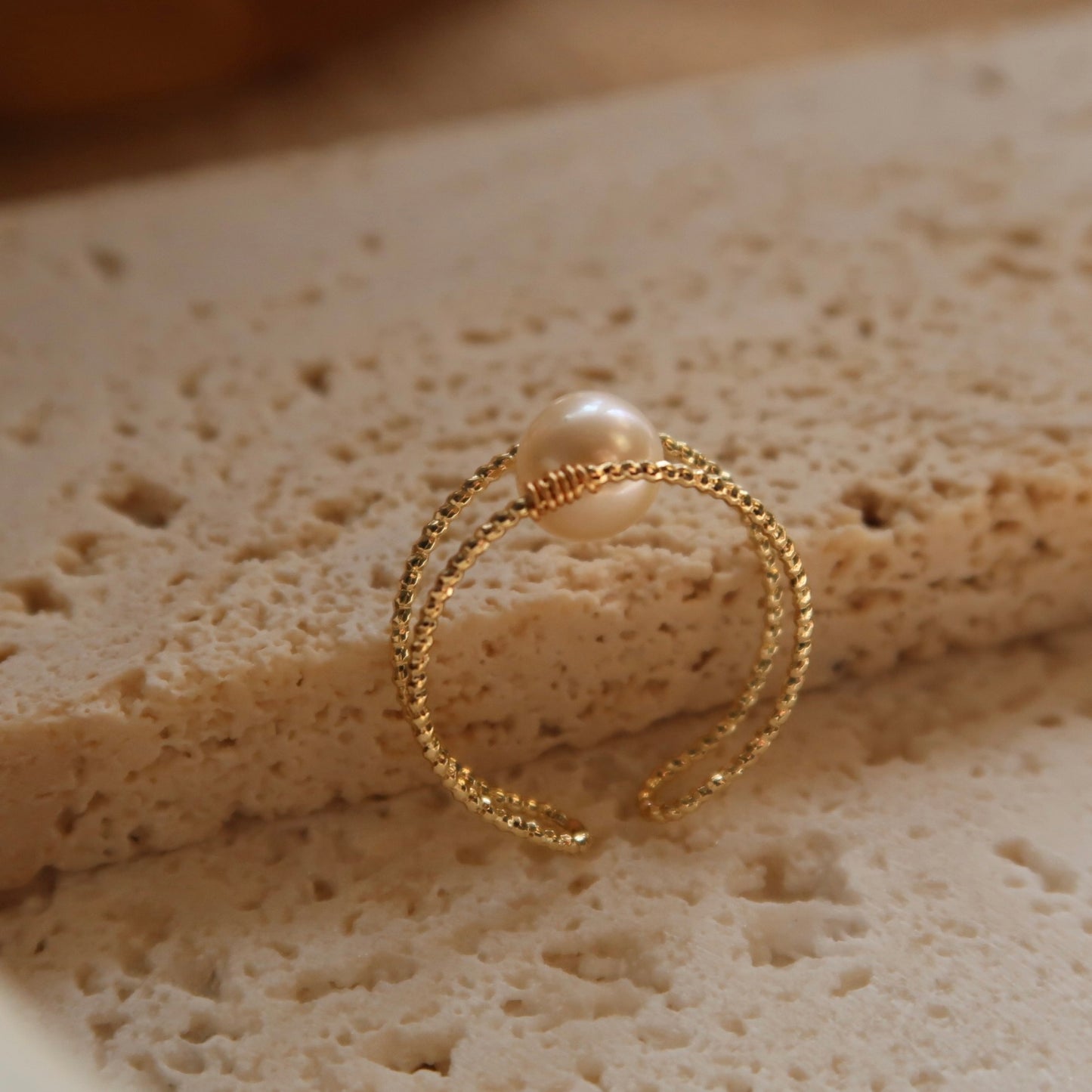 Handmade Essence Pearl Ring