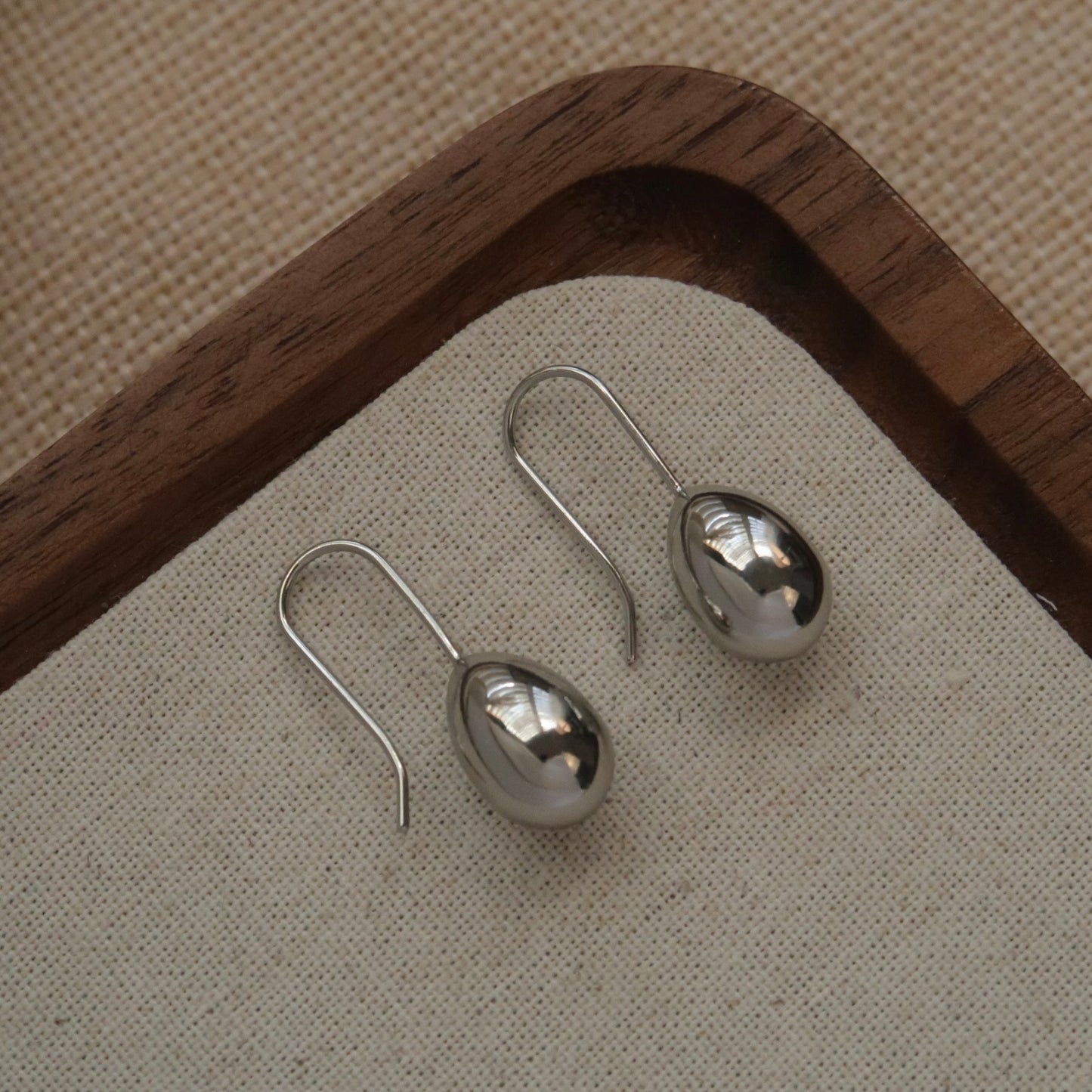 Minimalist Silver Ear Drops