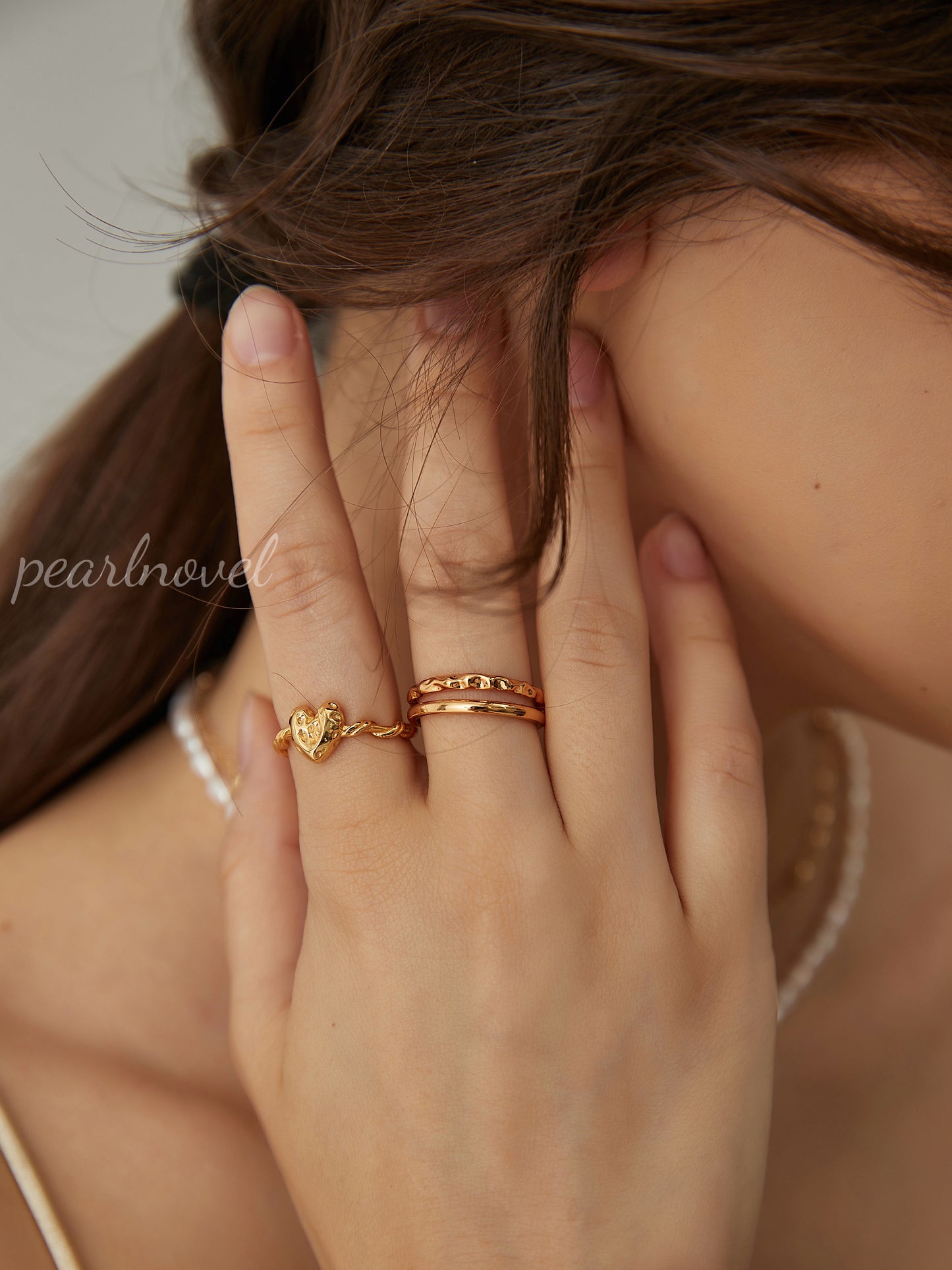 Layered Golden Open Ring