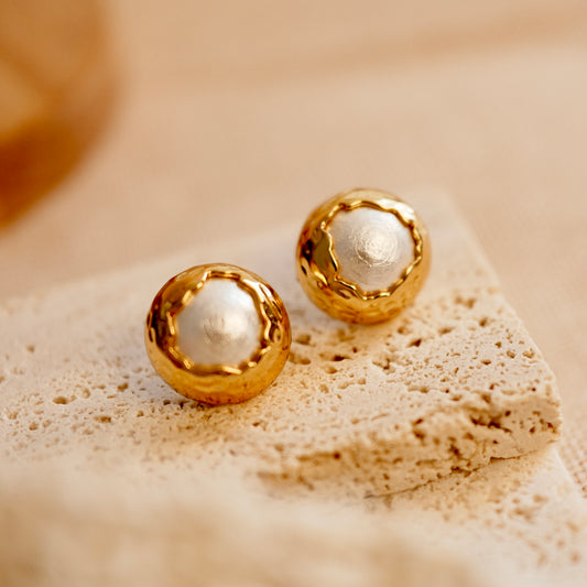 Gleaming Shell Earrings