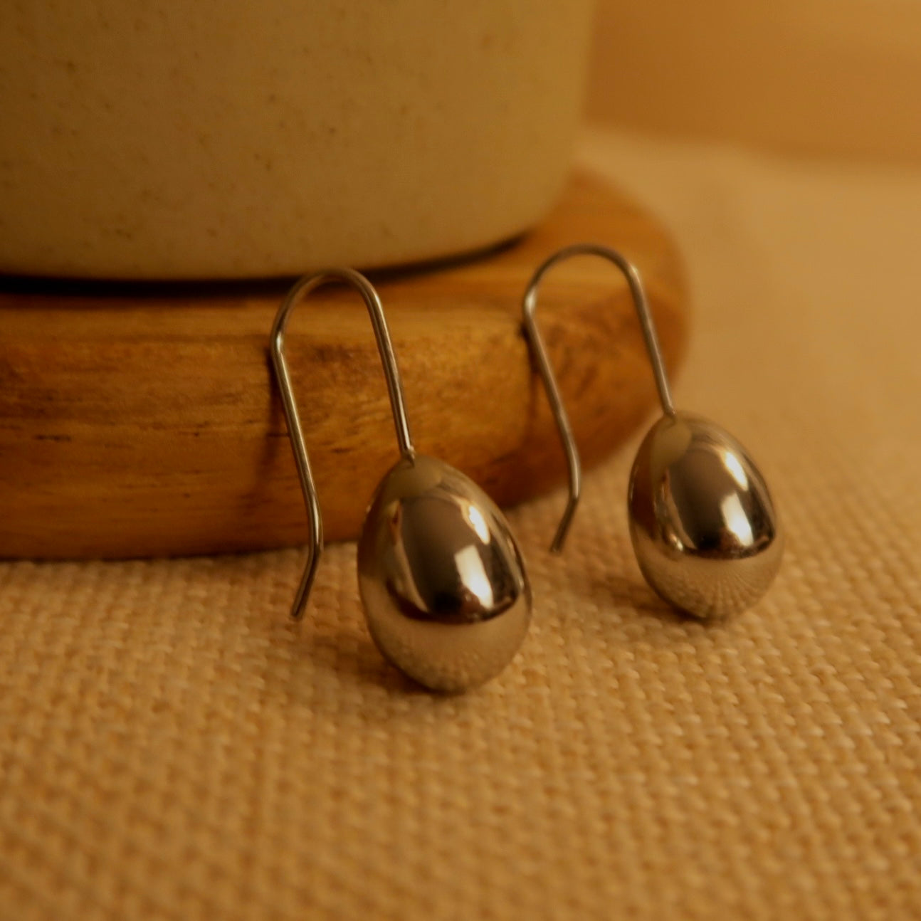 Minimalist Silver Ear Drops