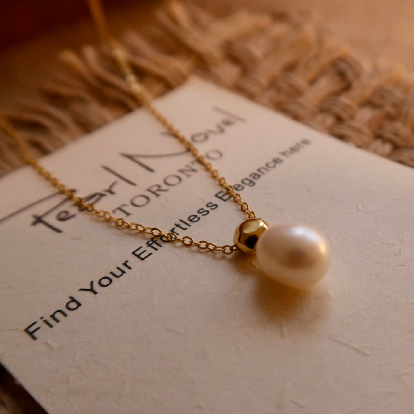 French Baguette Natural Pearl Necklace