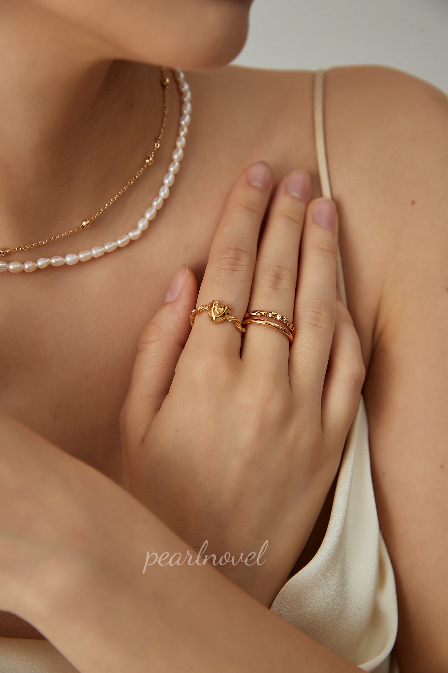 Layered Golden Open Ring