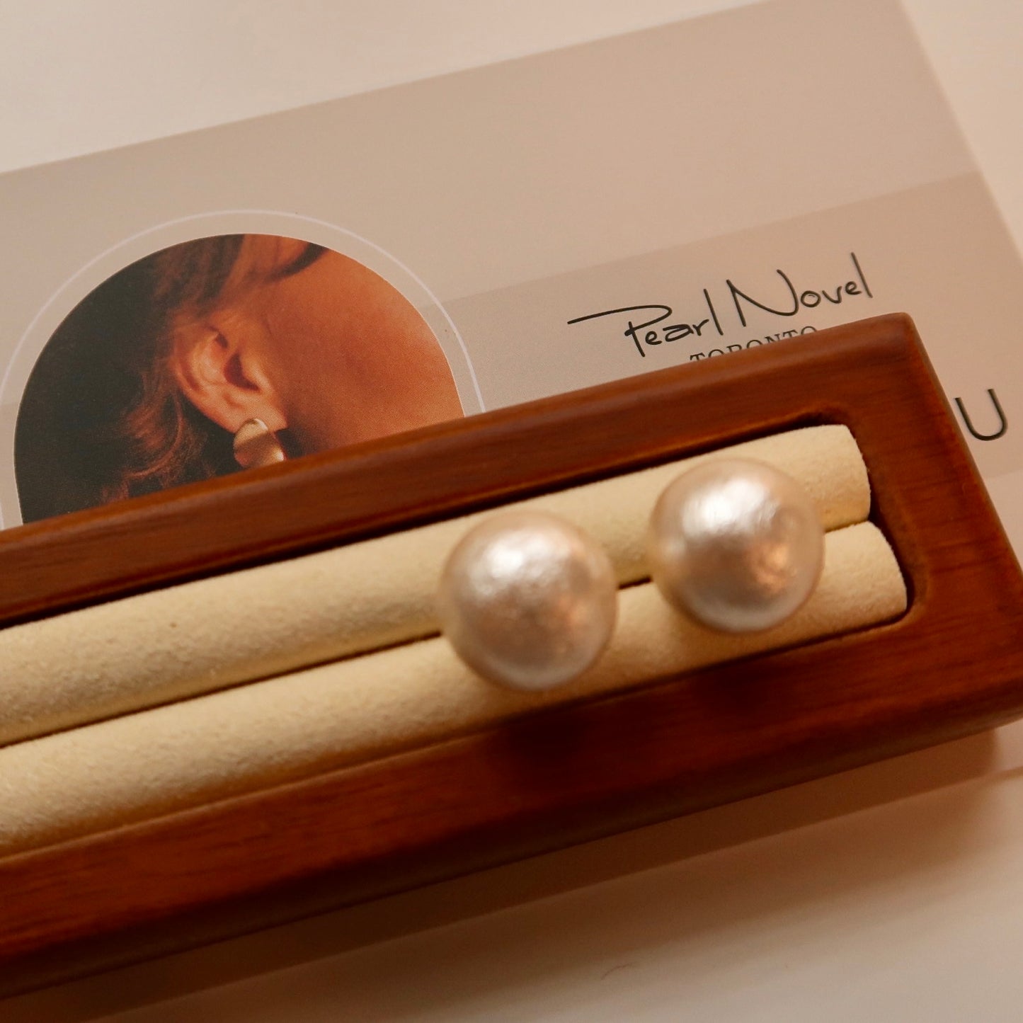 Textured "Pearl" Earrings - Ultra Light