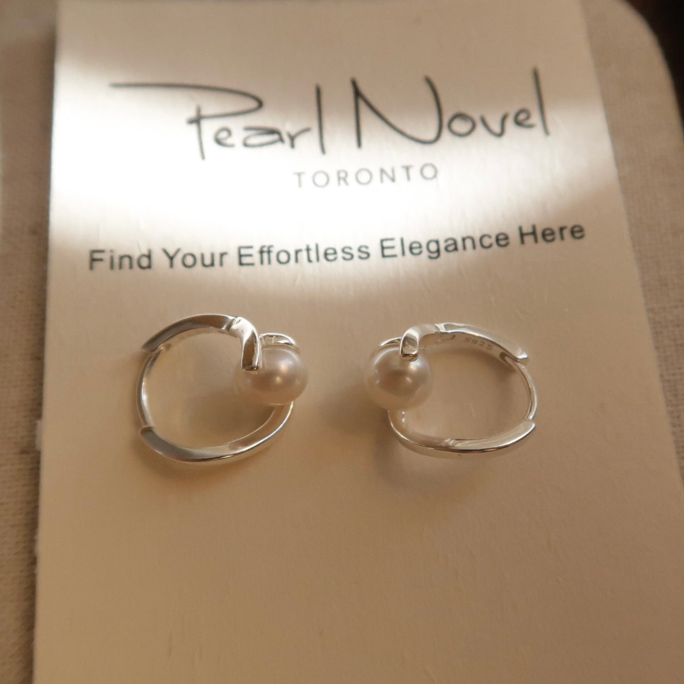 Silver Natural Pearl Earrings