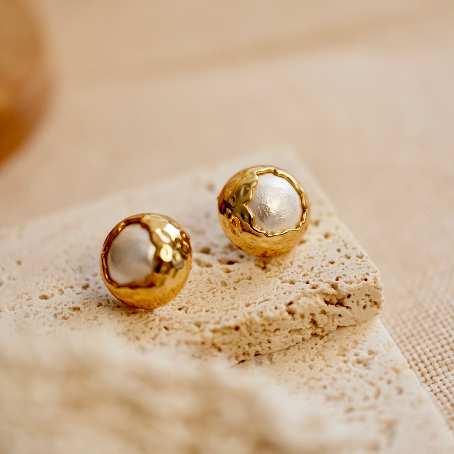 Gleaming Shell Earrings