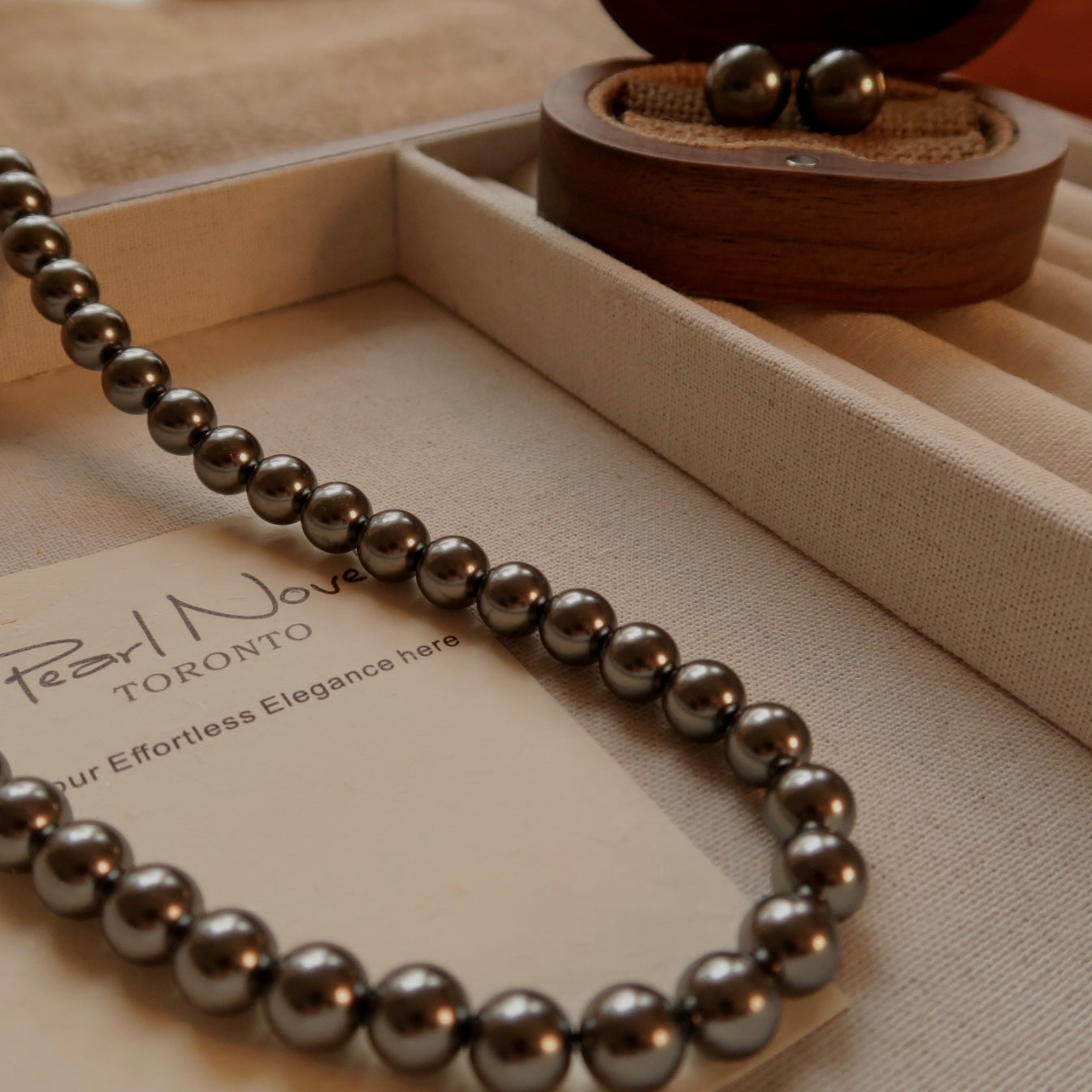 Swarovski pearl chain DM for inquiries | Instagram