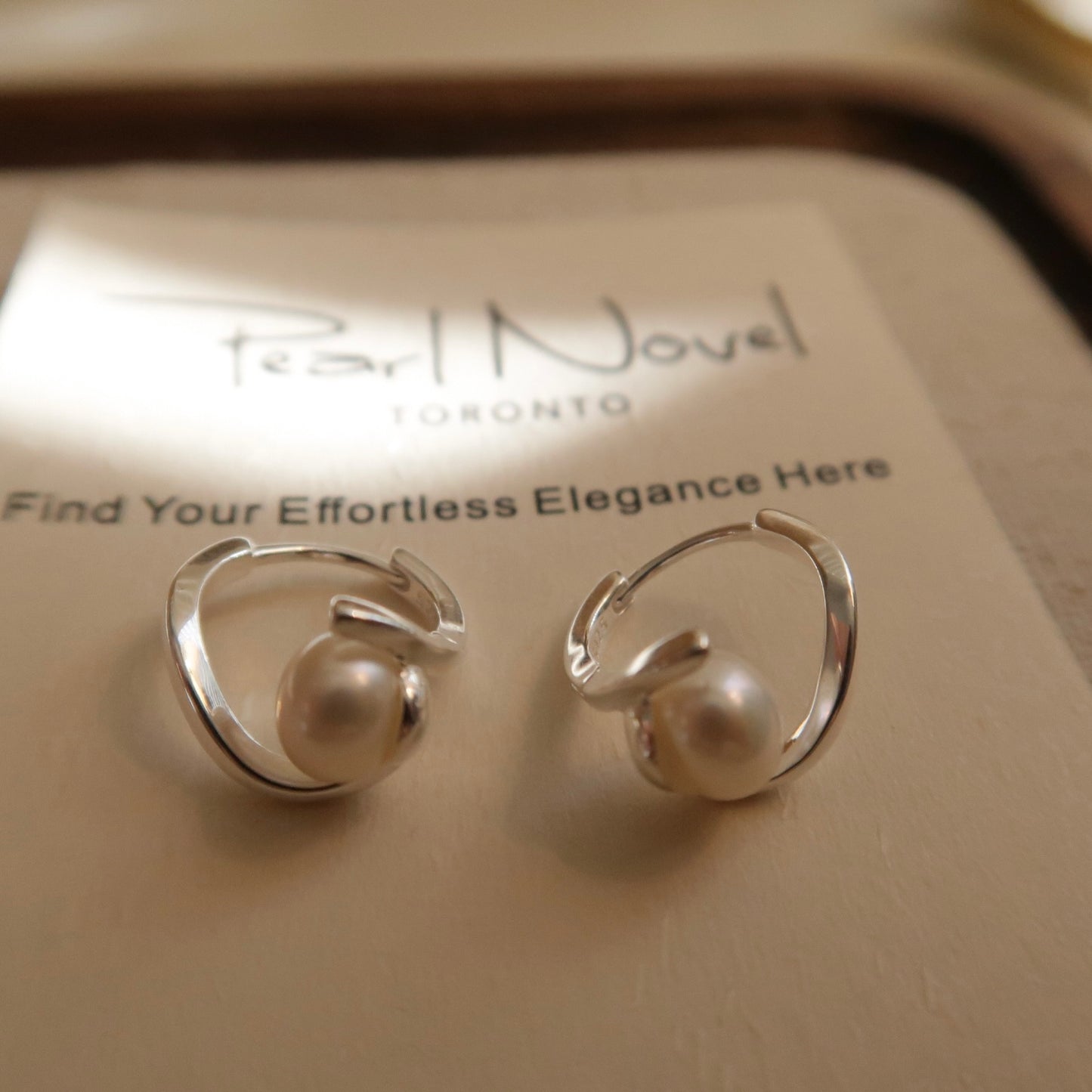 Silver Natural Pearl Earrings