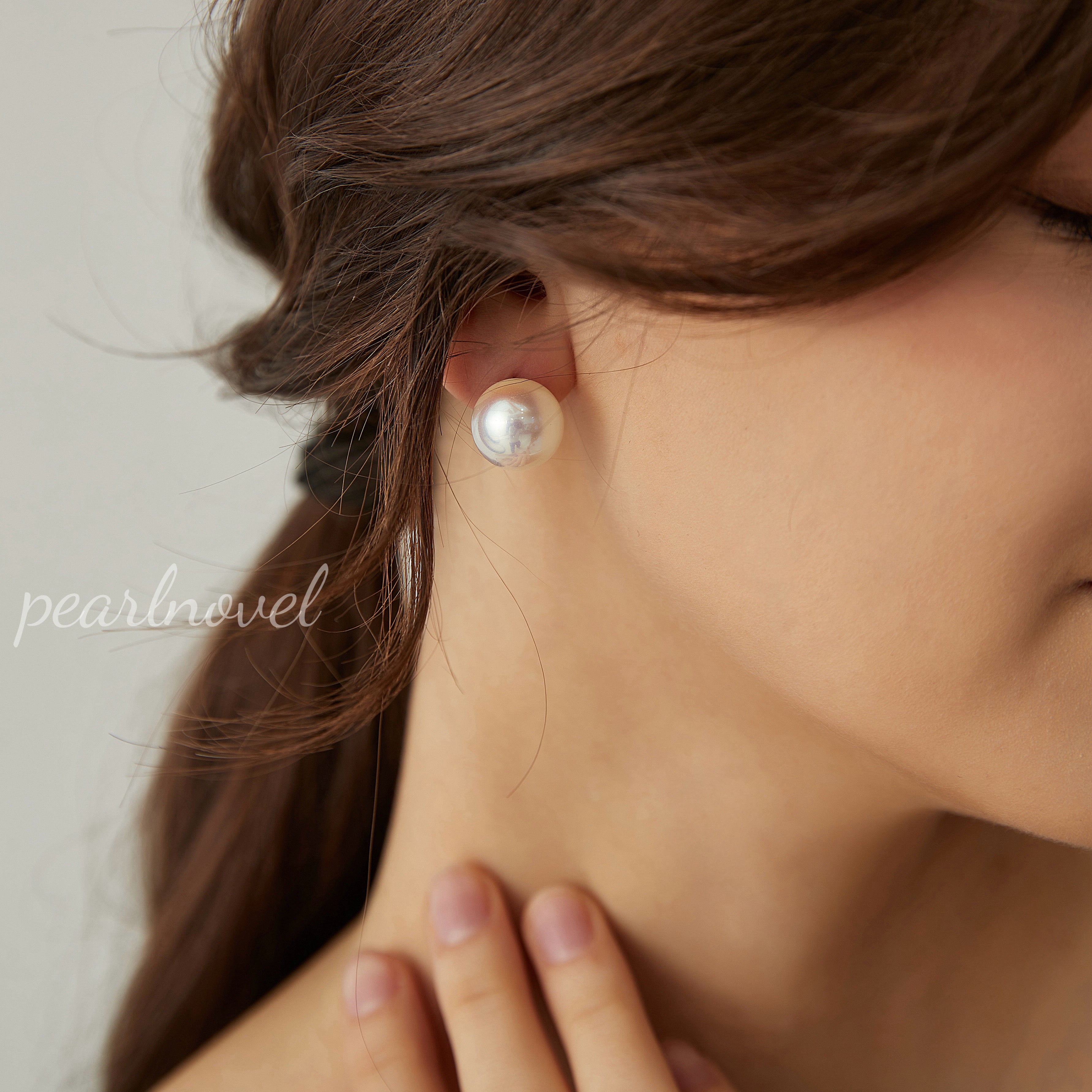 Swarovski Pearl and Crystal Stud best Earring