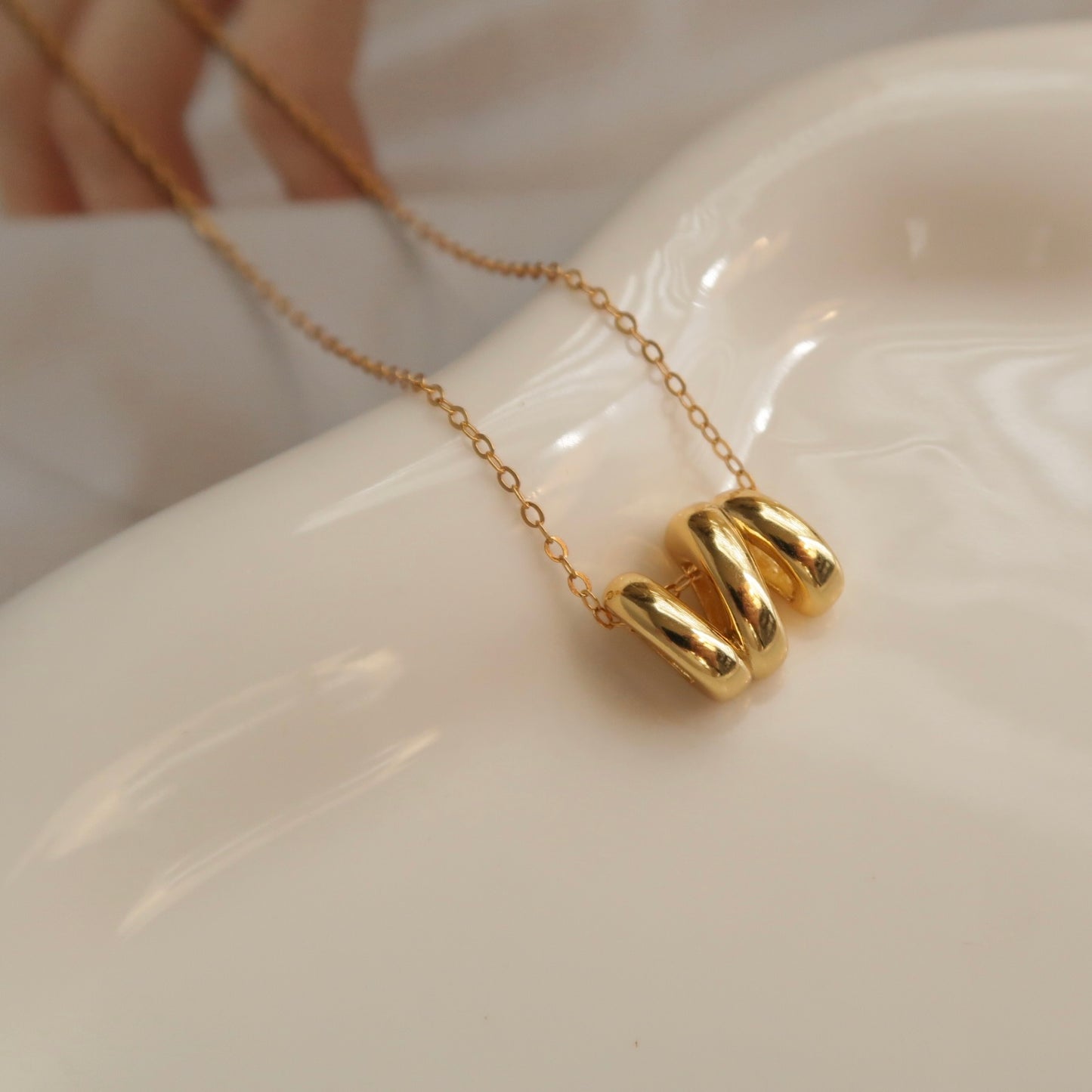 Minimalist Three-loops Necklace