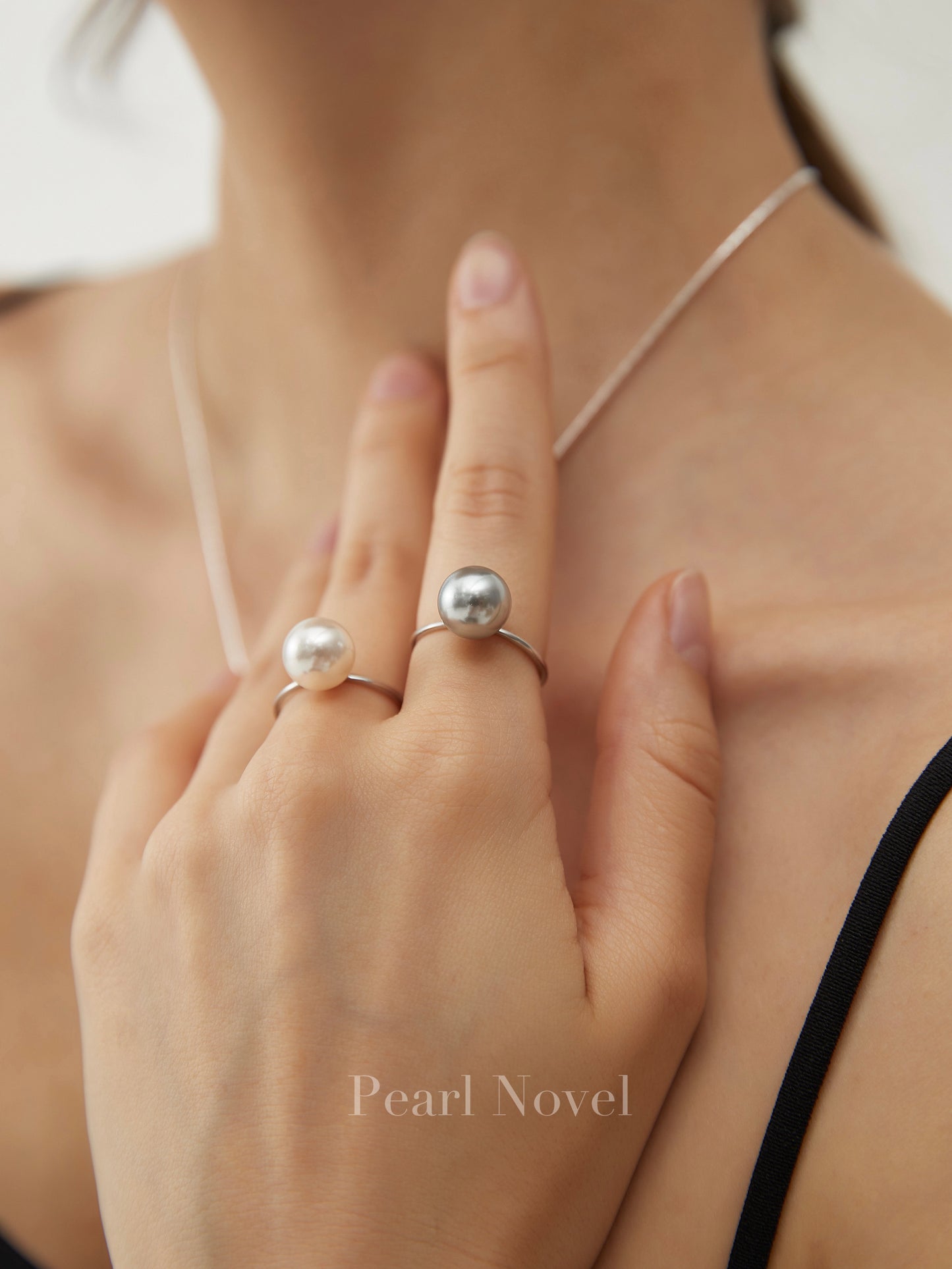 Swarovski Pearl Silver Ring