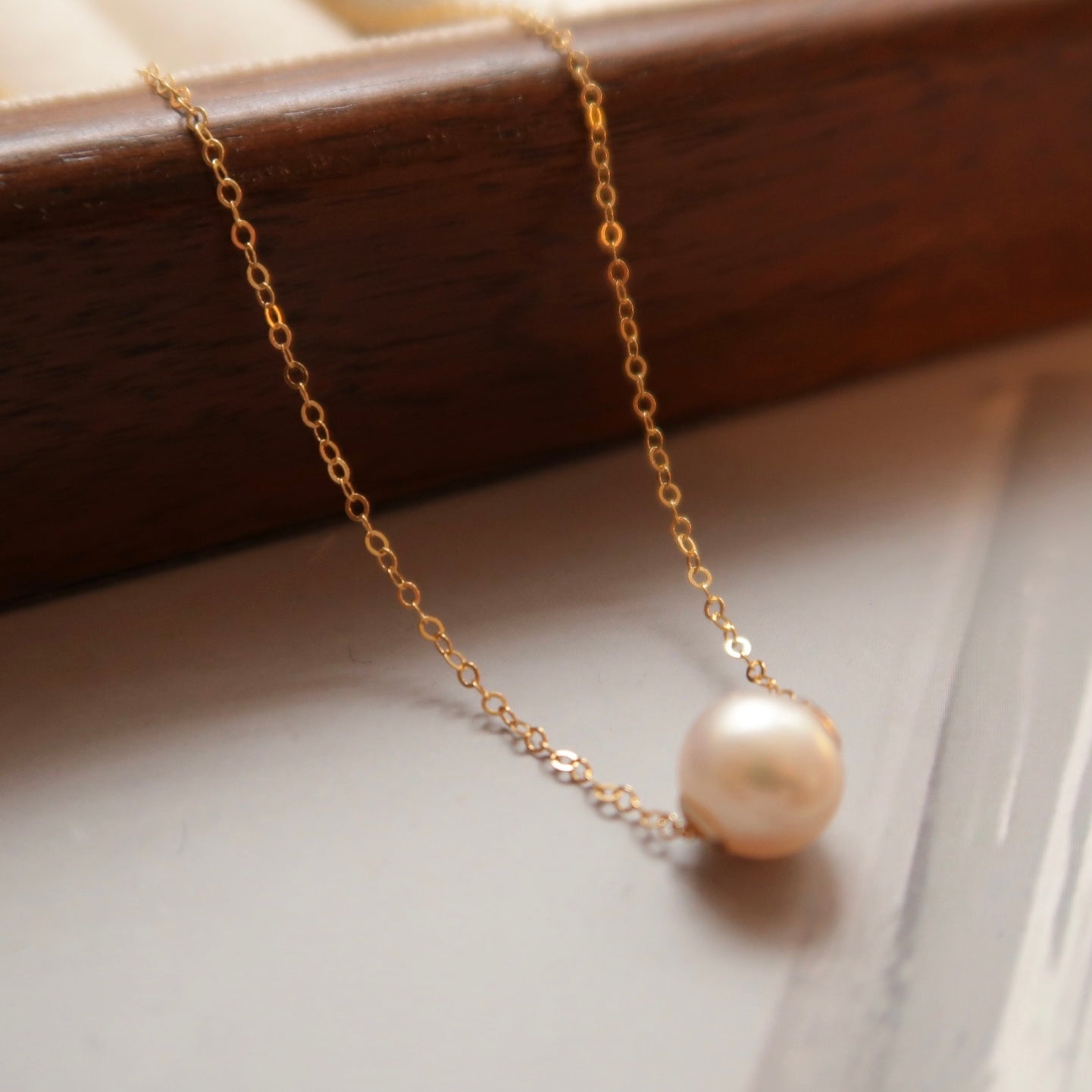 Natural Pearl Gold Filled Necklace