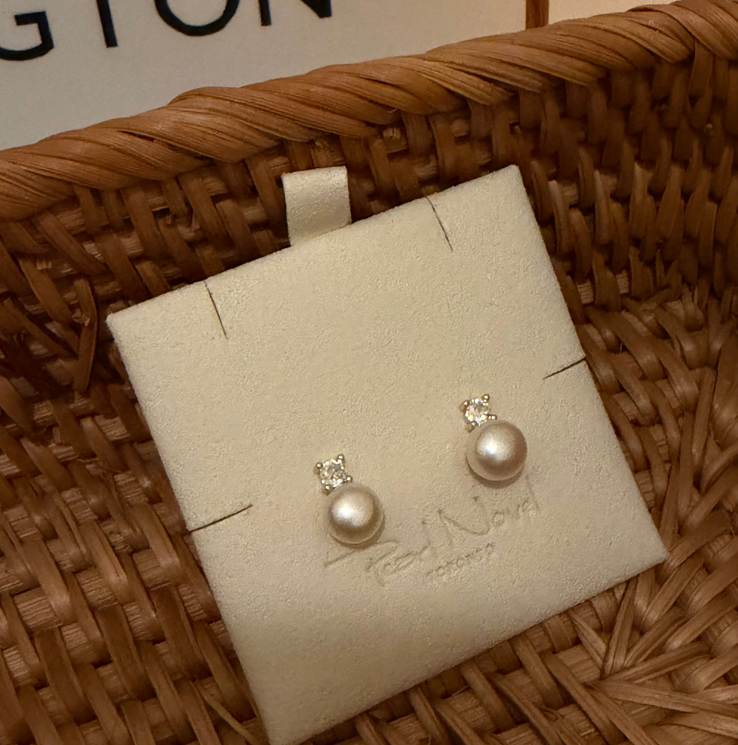Diana’s Royal ‘Diamond ’Pearl Earrings