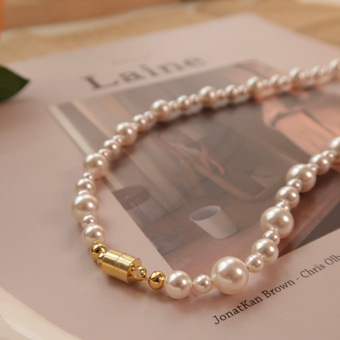 'Sunday Morning' Swarovski Pearl Necklace