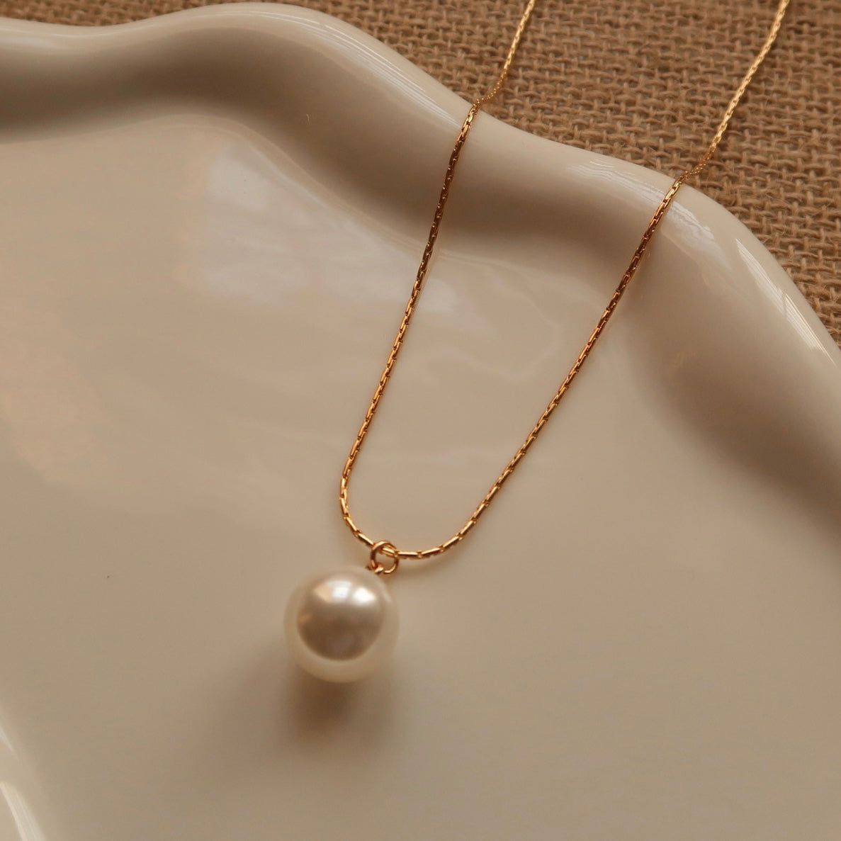 Classic Swarovski Pearl Necklace