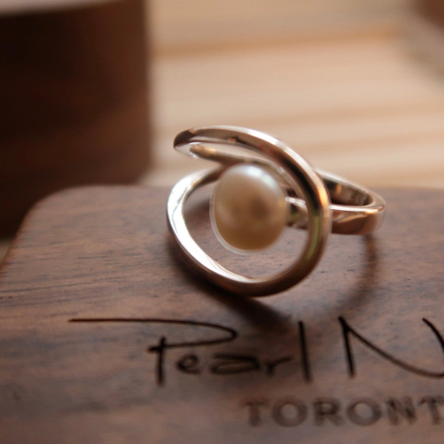 Natural Pearl Silver Ring