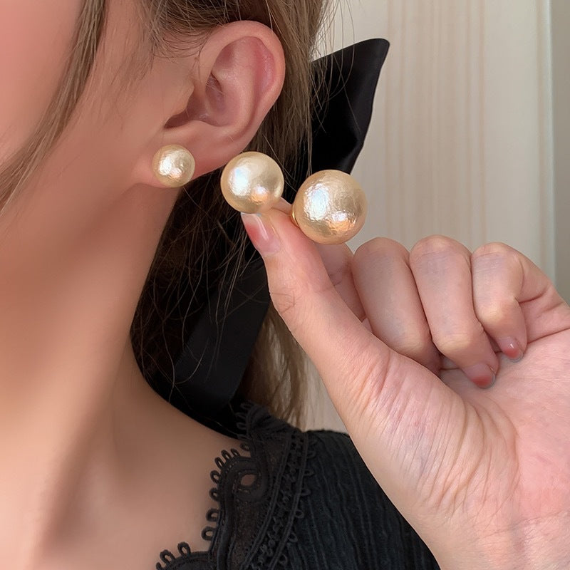 Textured "Pearl" Earrings - Ultra Light