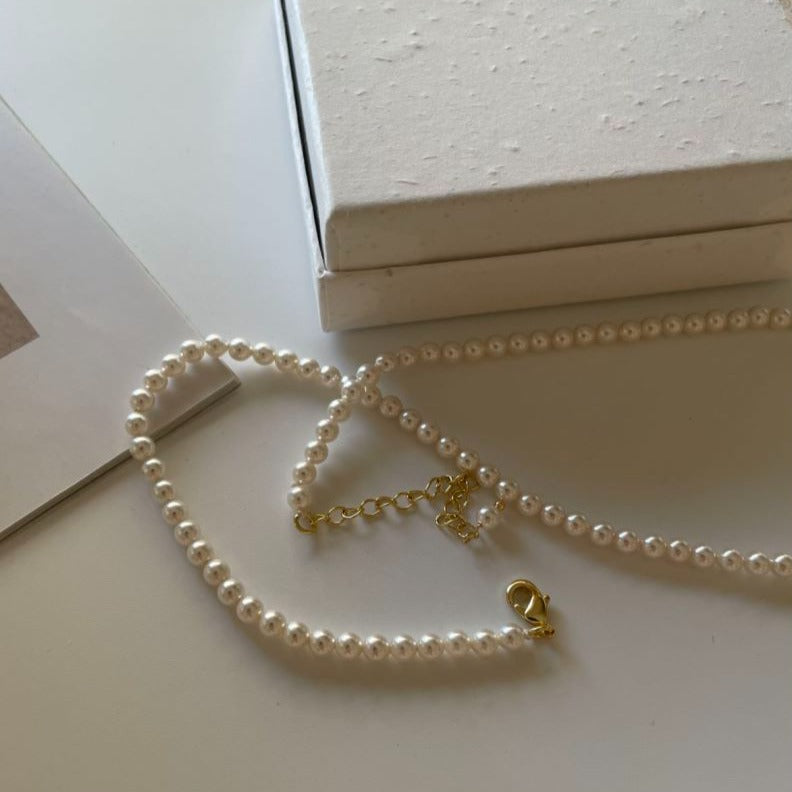 The Basics: Swarovski Crystal Pearl Necklace