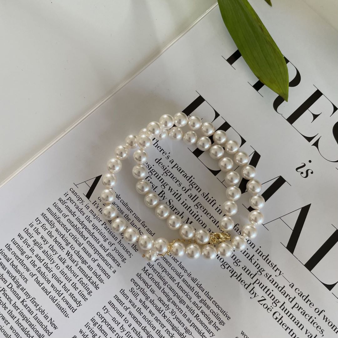 The Basics: Swarovski Crystal Pearl Necklace