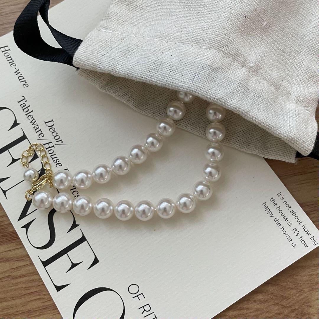 The Basics: Swarovski Crystal Pearl Necklace